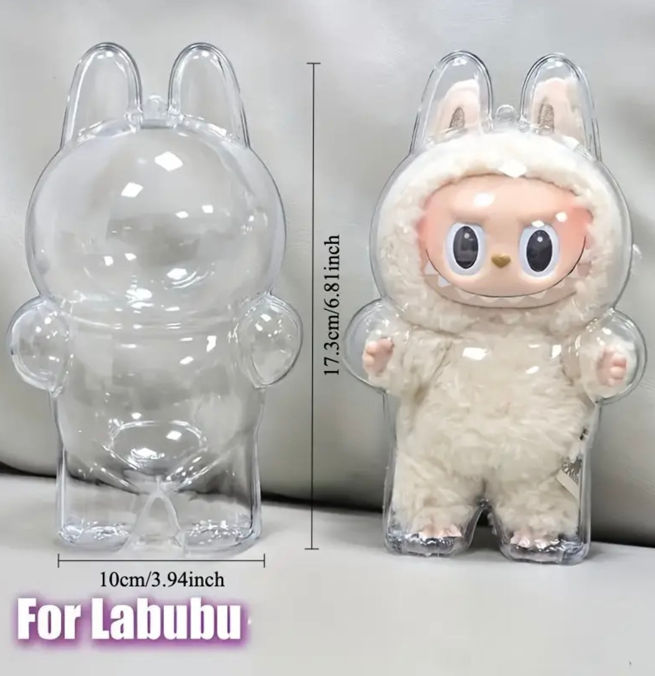 Labubu Clear Protective Case